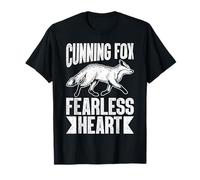 Cunning Fox Fearless Heart Wild Forest Spirit T-Shirt