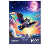 Cunning Owl 1000 Piece Jigsaw Puzzles for Adults Fun, Challenging & Brainteasing Birthday Gifts for Women And Man Challenge High Difficulty 70x50cm/1000pcs