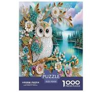 Cunning Owl 1000 Piece Jigsaws for Adults Fun, Challenging & Brainteasing Birthday Gifts for Women And Man Art Colorful DIY Craft 70x50cm/1000pcs