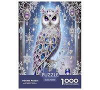 Cunning Owl 1000 Pieces Jigsaw Puzzles for Adults Educational Games Birthday Gifts for Women And Man Art Colorful DIY Craft 70x50cm/1000pcs