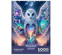 Cunning Owl 1000 Pieces Jigsaw Puzzles for Adults Fun, Challenging & Brainteasing Birthday Gifts for Women And Man Art Colorful DIY Craft 70x50cm/1000pcs