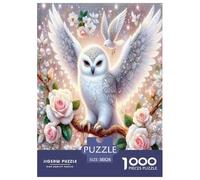 Cunning Owl 1000 Pieces Jigsaw Puzzles for Adults Impossible Birthday Gifts for Women And Man Art Colorful DIY Craft 38x26cm/1000pcs