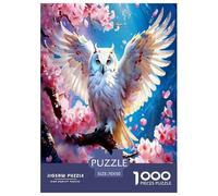 Cunning Owl 1000 Pieces Jigsaws for Adults Educational Games Birthday Gifts for Women And Man Challenge High Difficulty 70x50cm/1000pcs