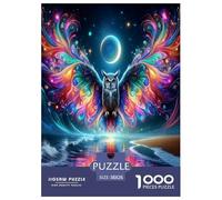 Cunning Owl 1000 Pieces Jigsaws for Adults Educational Games Birthday Gifts for Women And Man Challenge High Difficulty 38x26cm/1000pcs