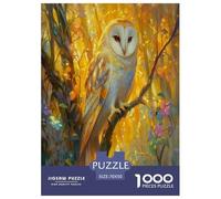 Cunning Owl 1000 Pieces Jigsaws for Adults Impossible Birthday Gifts for Women And Man Art Colorful DIY Craft 70x50cm/1000pcs