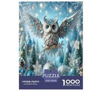 Cunning Owl 1000 Pieces Jigsaws for Adults Impossible Birthday Gifts for Women And Man Art Colorful DIY Craft 70x50cm/1000pcs