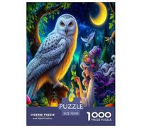 Cunning Owl 1000 Pieces Jigsaws for Adults Impossible Birthday Gifts for Women And Man Art Colorful DIY Craft 70x50cm/1000pcs