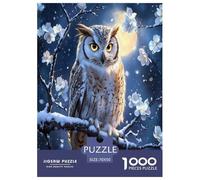Cunning Owl 1000 Pieces Jigsaws for Adults Impossible Birthday Gifts for Women And Man Challenge High Difficulty 70x50cm/1000pcs