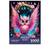 Cunning Owl 1000 Pieces Jigsaws for Adults Impossible Birthday Gifts for Women And Man Challenge High Difficulty 70x50cm/1000pcs