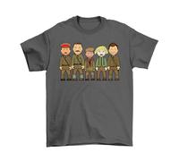 Cunning Planners, British Comedy Show Caricature T-Shirt, Made from Organic Cotton, Unisex Style, Regular Fitted