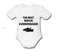Cunningham Willie The Next CUSTOMISABLE. INSTANT PREVIEW AVAILABLE Unique FOOTBALL Baby Name Vest Grow Babygrow Bodysuit CHANGE NAME AND COLOUR