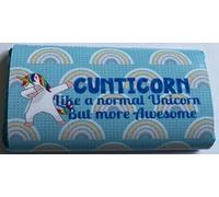 Cunt Unicorn themed, rude Novelty Chocolate Bar gift. For Birthdays, Christmas, Valentines, Easter, Mothers Day & Fathers Day (One Size, Milk Chocolate)