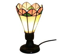 CUNTO Tiffany Table Lamp Mini Stained Glass Table Lamp for Lounge Mini Night Lights for Kids' Living Room Bedroom Study Needed