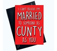 Cunty Valentines Day Cards Funny Greeting Cards for Him Profanity Cards for Her Valentines Card for Boyfriend Girlfriend Husband Wife Fiancé Fiancée LGBTQ LGBT Gifts Comedy PC689
