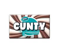 Cunty Wrapper for Chocolate Bar Novelty Joke Funny Rude Gift Birthday Valentines Day (No Chocolate Included)