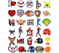 CUNUEN Sports Baseball Charms for Clogs Shoe Decoration