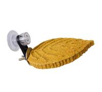CUNZJIA Suction Cup Bird Perch for Pet Birds, Textured Resin Platform for Smooth Areas, 14cm/5.51in, 1 Piece Daily Use