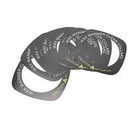 CUOFYUNL 10pcs Professional Wax Warmer Collar Wax Heater Protective Ring Accessory (Square)