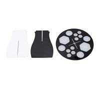 CUOFYUNL 14 Holes Makeup Brush Drying Rack Detachable Round Paint Brush Drying Holder Display Stand Black White