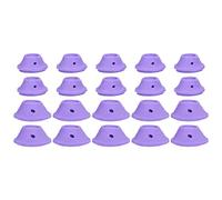 CUOFYUNL 20Pcs Hair Rollers Silicone Hair Style Wave Former Mushroom Shaped Hair Curlers Set Home for Women