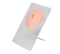 CUOFYUNL 3D Silicone Belly Button Model for Piercing Practice Reusable Soft Elastic Human Navel Model Display (Light Skin)