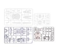 CUOFYUNL 4 in 1 Solar Robot Toys DIY Kid Engineering Robotics Space Moon Exploration Fleet Build Toys for Students