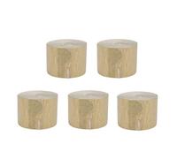 CUOFYUNL 5 Rolls Gold Crepe Paper 25m Gold Crepe Paper Streamer DIY Craft Material Paper Rolls for Party Decoration