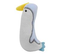 CUOFYUNL Animal Shape Pet Plush Chew Toy Small Cat Catnip Filled Playing Teething Bite Toys (blue and white penguin)