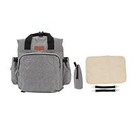 CUOFYUNL Baby Diaper Bag Multifunction Backpack 20L Large Capacity Thermal Insulation for Mommy Travel (Gray)