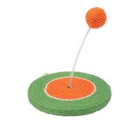CUOFYUNL Cat Scratcher Toy Fun Interactive Bite Resistance Claws Grinding Sisal Cat Scratching Board with Sisal Ball for Indoor (Type 1)