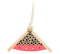 CUOFYUNL Colorful Wooden House Hanging Hotel for Bee Beneficial Garden Supplies