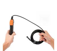 CUOFYUNL Industrial Endoscope with 4.3 Inch IPS Screen 7.9mm Dual Lens 1080P Borescope Inspection Camera with Semi-rigid Cable/ IP67 Probe/LED Light/TF Card Slot for Automobile