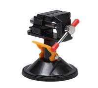 CUOFYUNL Mini Suction Vise Clamp Bench Clamp Universal Table Vise Vacuum Base 360 Degrees Swiveling for Sculpture Craft Carving (Without Support Columns)
