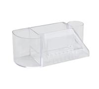 CUOFYUNL Nail Drill Grinding Bit Holder Clear Grinding Machine Bits Organizer Display Stand Transparent Manicure Tool Storage Rack