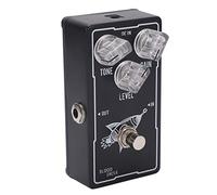 CUOFYUNL Overdrive Pedal Metal Black Monoblock Effect Pedals with Tones Gain Level for Guitar