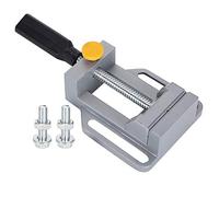 CUOFYUNL Workbench Vice Flat-Nose Miniature Right Angle Clamp Drill Fixture Tool Aluminum Alloy