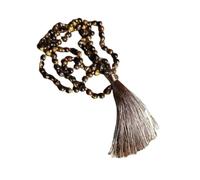 Cuonna Gems Gallery टाइगर आई स्टोन माला Valuable Tiger's Eye Mala Certified by Lab माला जाप करने के लिए புலி கண் மாலா Meditation Mala Beads 108 Thread Rosary Tiger Eye Mala Original for Men & Women