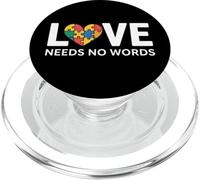 Cuore Puzzle Amore Senza Parole Consapevolezza Autismo PopSockets PopGrip for MagSafe