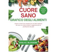 CUORE SANO GRAFICO DEGLI ALIMENTI: Impara e includi cosa mangiare per una dieta rispettosa del cuore con ricette semplici e suggerimenti per la ... dei pasti (Healthy Flavors Cookbook Series)