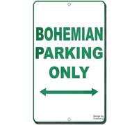 Cuorung Man Cave Decor Art Wall Sign 12x18 Inch Bohemian Parking Only Novelty Funny Sign Tin Metal Signs Best In Metal Sign Retro Home Ation Vintage Tin Sign Posters For Bar Pub Home