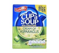 Cup a Soup with Croutons, Cream of Asparagus (4 Sachets) - 117g