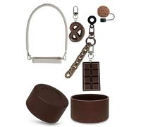 Cup Accessories Set for Stanley, Fashionable And Popular Starry Sky Accessory Set And Maillard Accessory Set for Stanley for 30oz 40oz Tumbler Water Bottle Handle Charms Gifts for Stanley (Maillard)