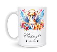 Cup Angel Chihuahua 330Ml Tea Mug Ceramic Novelty Drinkware for Café Kitchen Cappuccino