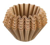 Cup Basket Coffee Filters 100pcs Natural Brown Biodegradable Basket Filters Paper Unbleached for Home Office Use Coffee Filter Flowers