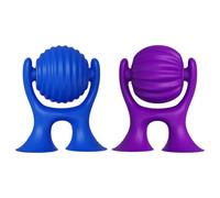 Cup Bath Toys - 2 Pieces Rotating Gadgets, Textured Sensory Fidget Feature, Tub Table Play Accessory, Kids Teens Home Travel Application, Shower Bath Time, Water Interaction Fun