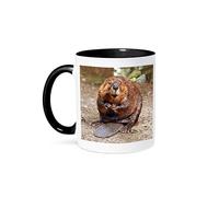 Cup Beaver 330Ml Mugs Classic Unique Cups for Office Latte Syrup