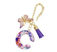 Cup Charm | Letter Water Bottle Charm With Butterfly And Tassel - Cute Trendy Modern Backpack Pendant, Water Bottle Jewelry For School Work Outdoor Hiking Beach