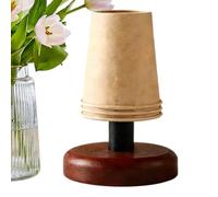 Cup Dispenser for the Counter, Decorative Vintage Cup Stand Made of Walnut Wood, Table Paper Cup Holder, for Living Room, Dining Room, Desk, Office, Cafe, Bar Counter