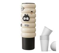 Cup Dispenser - Wall Mount Water, Pull Type Automatic Remover for Beverage, Sanitary Storage Unit, Hospitality Supply Item with Transparent Viewing Window, Storage Management Tool for Organizing