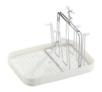 Cup Drying Rack Bottle Dryer Rack Drip Tray Space Saving Non-Slip Drying